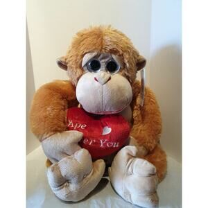 Love in the Air - Monkey wiht Heart - 14"